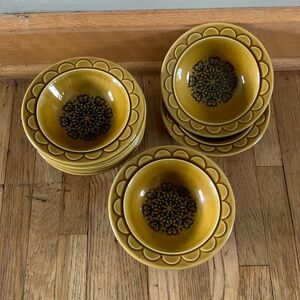 11 VTG Homer Laughlin Coventry Castilian Granada Berry Ice Cream Dessert Bowl